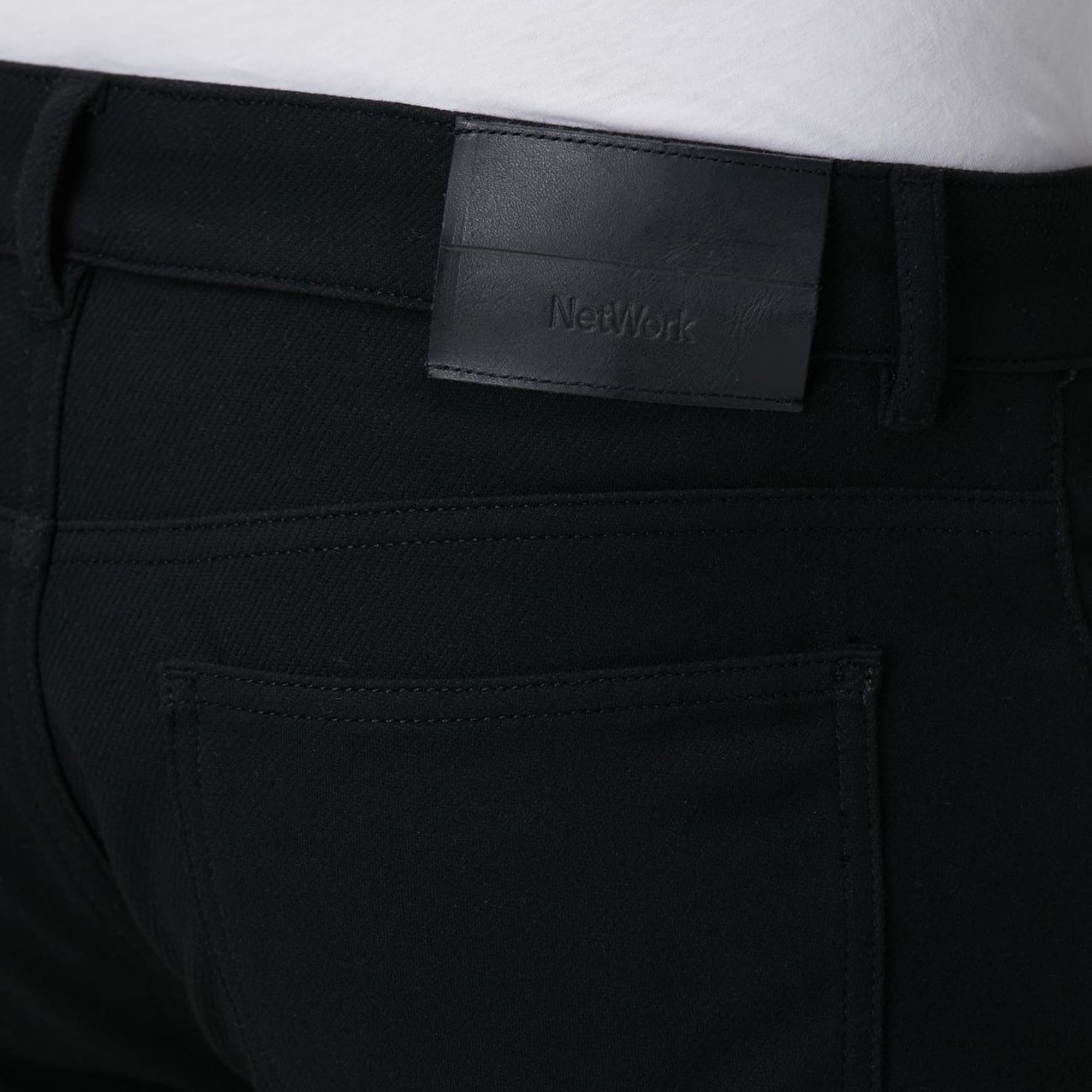 Network Erkek Siyah Casual Pantolon