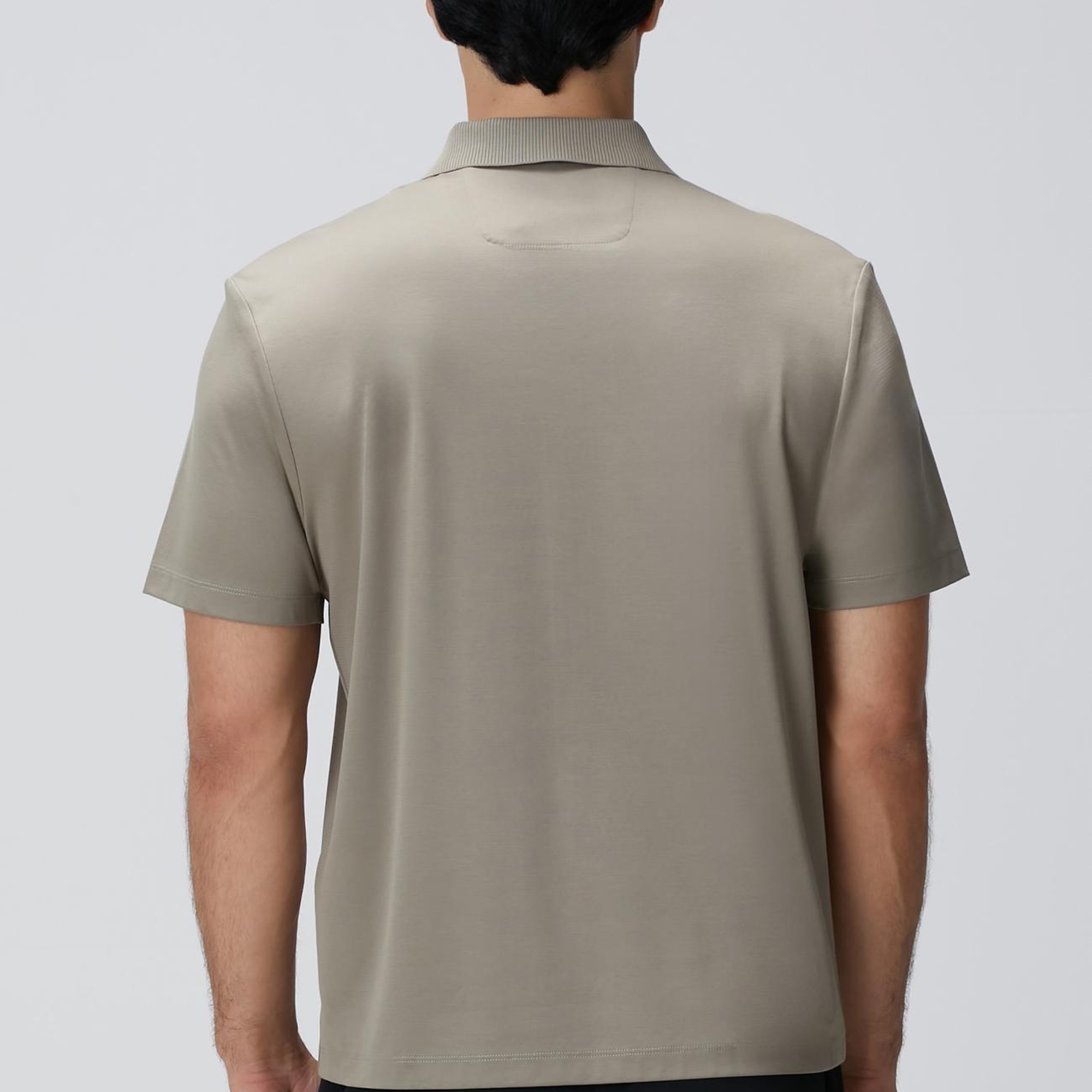 Network Erkek N-Tech Haki Fermuarlı Örme Gömlek