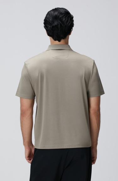  Network Erkek Haki N-Tech Fermuarlı Örme Gömlek