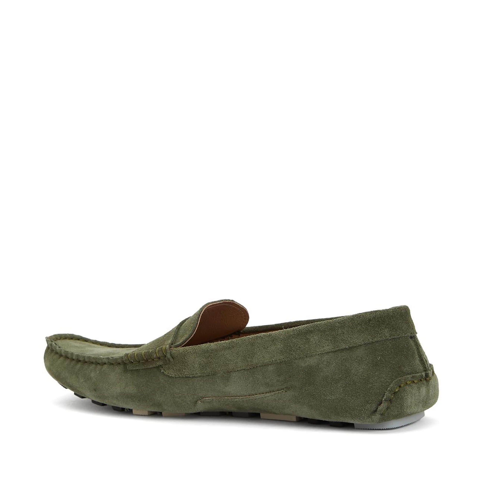 Divarese Erkek Açık Haki Süet Loafer