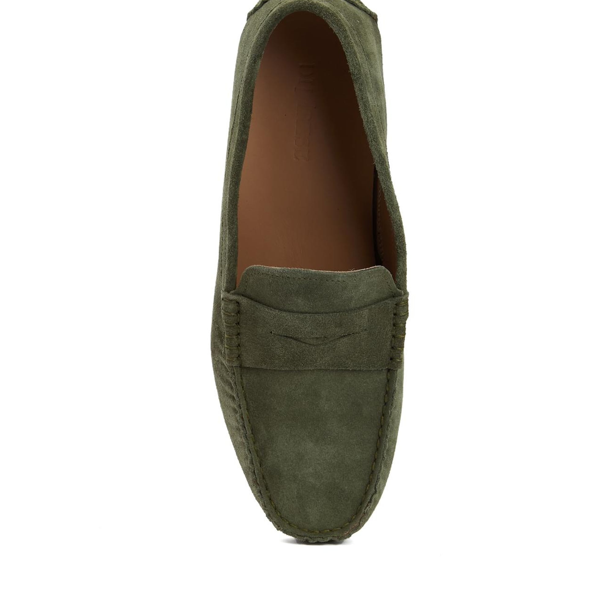 Divarese Erkek Açık Haki Süet Loafer