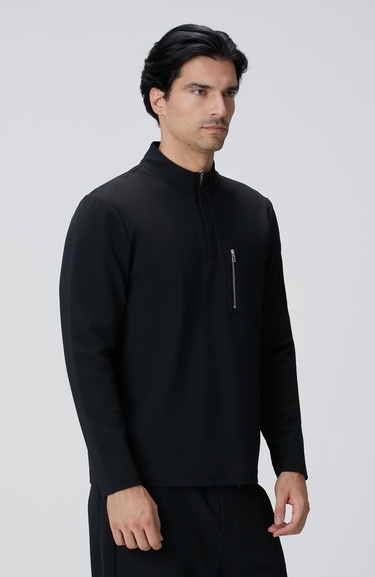  Network Erkek N-Tech Siyah Sweatshirt