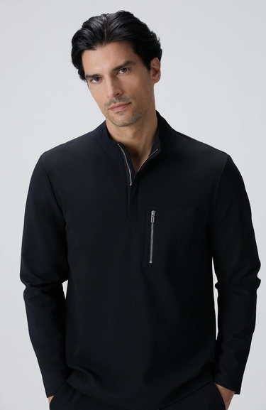  Network Erkek N-Tech Siyah Sweatshirt