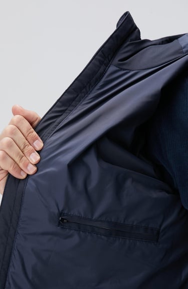  Network Erkek Lacivert Kapüşonlu Puffer Mont