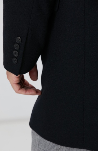  Network Erkek Limited Siyah Kaşmir Palto