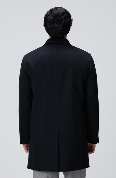  Network Erkek Limited Siyah Kaşmir Palto
