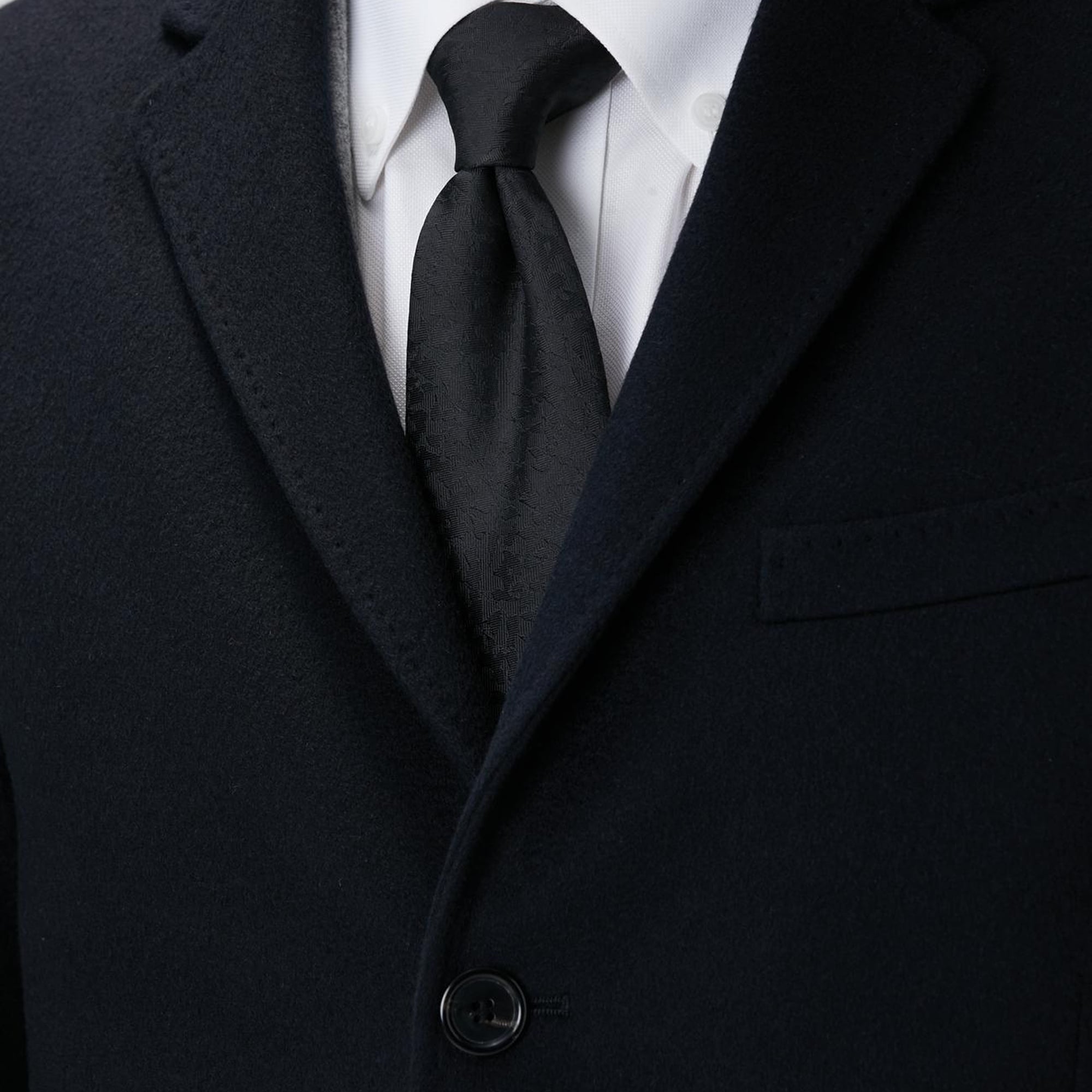 Network Erkek Limited Siyah Kaşmir Palto