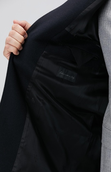  Network Erkek Limited Siyah Kaşmir Palto