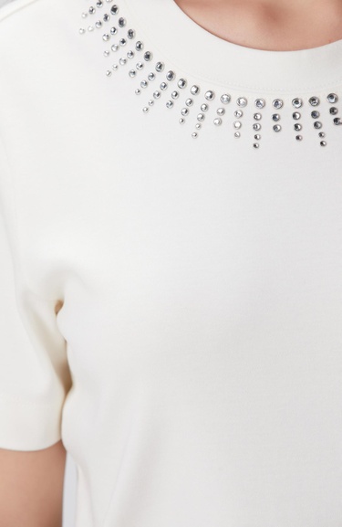  Network Kadın Kırık Beyaz T-shirt
