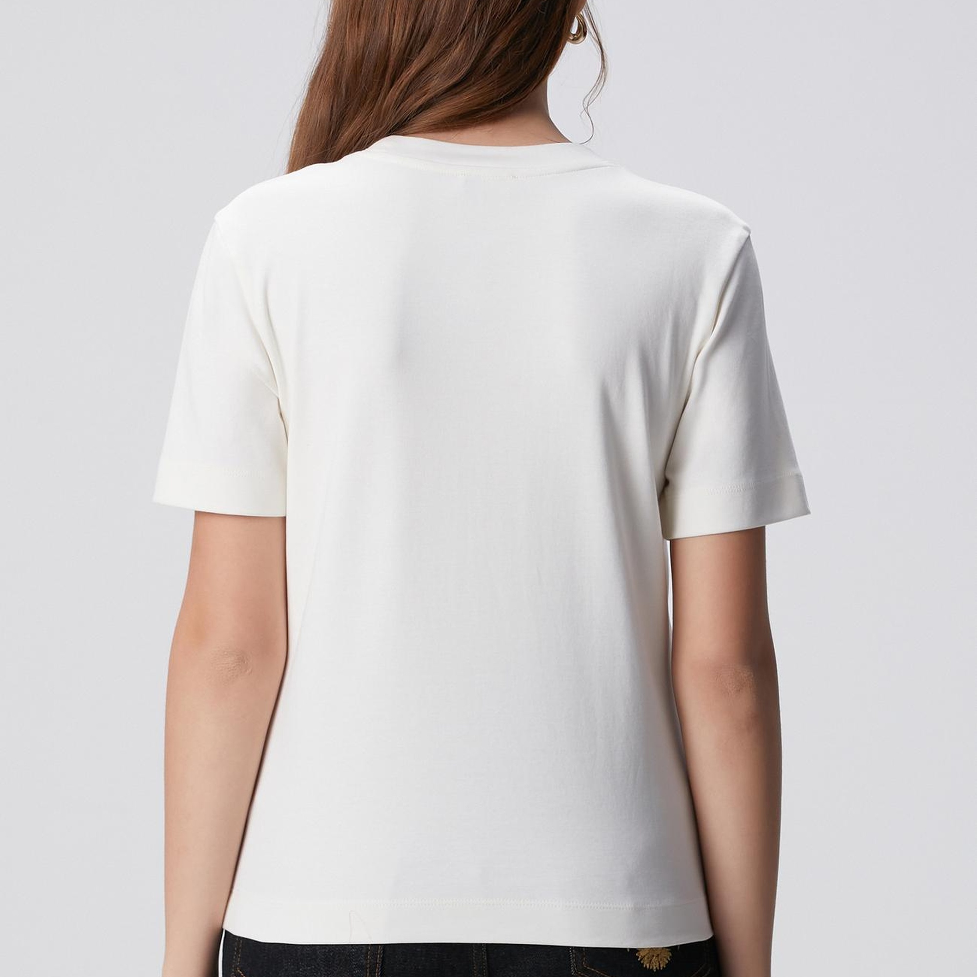 Network Kadın Kırık Beyaz T-shirt