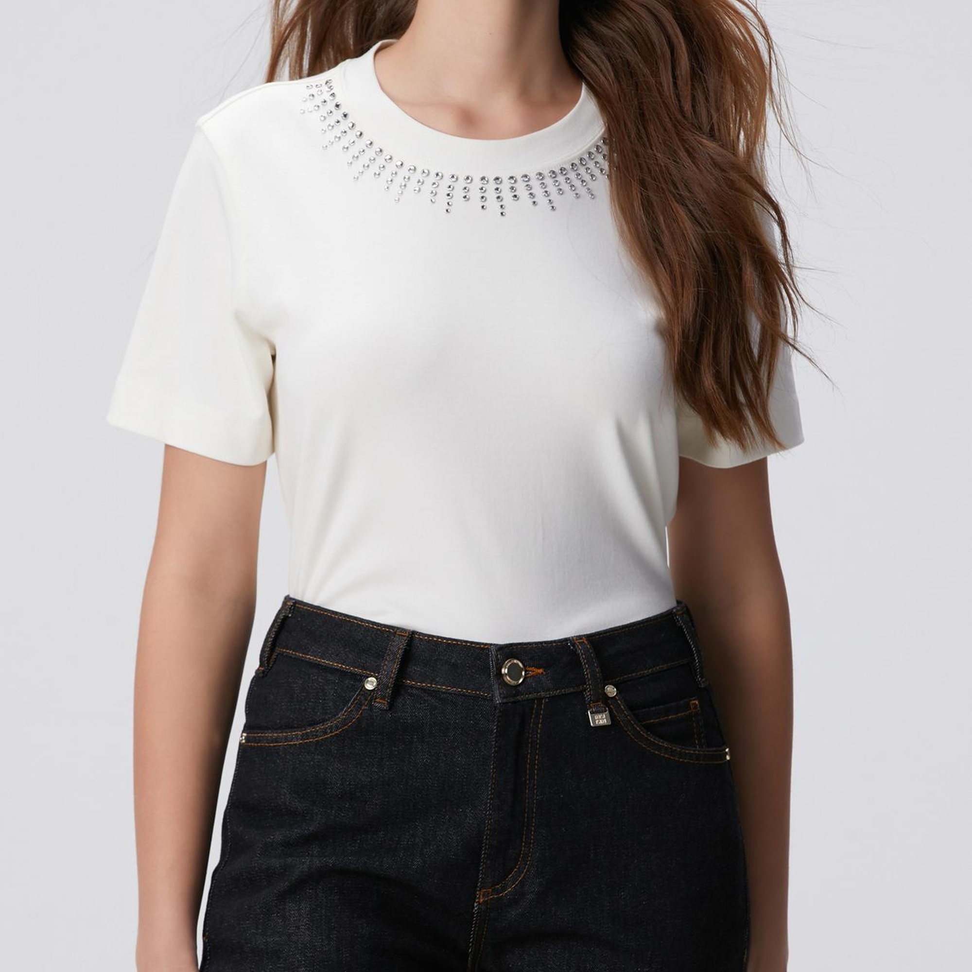 Network Kadın Kırık Beyaz T-shirt