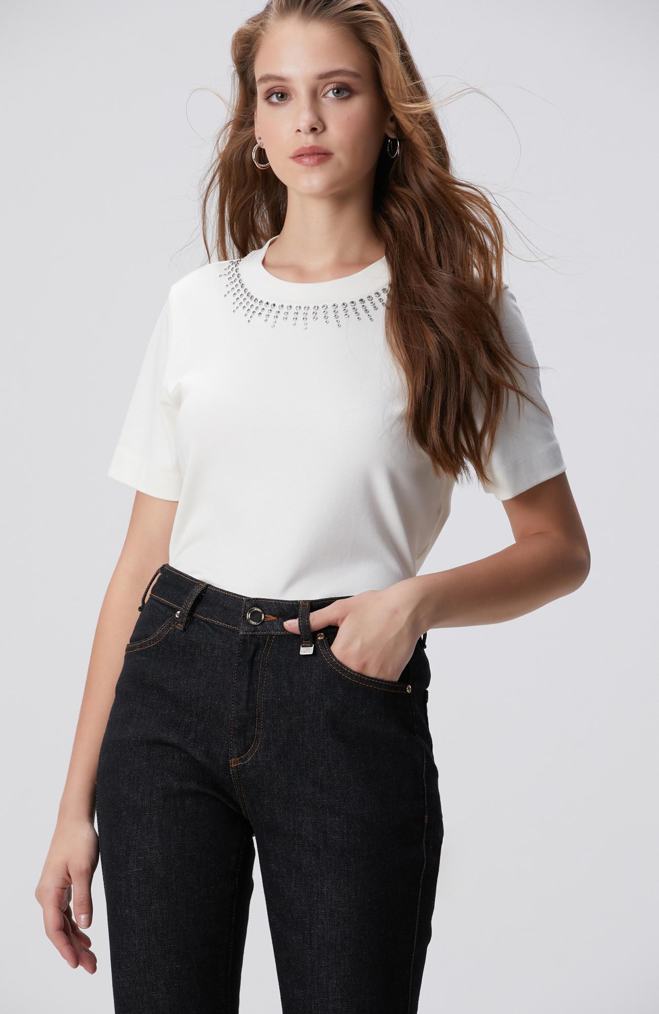  Network Kadın Kırık Beyaz T-shirt