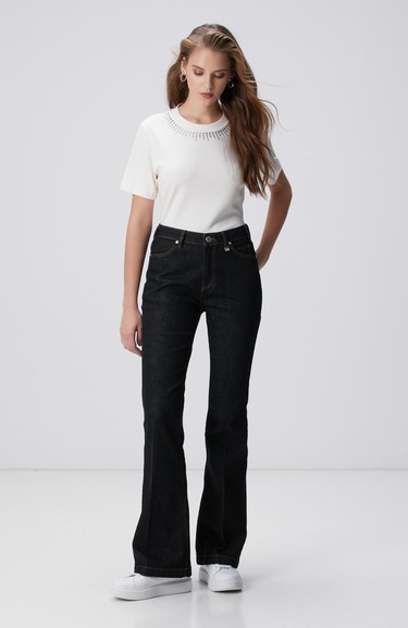  Network Kadın Kırık Beyaz T-shirt