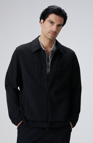  Network Erkek N-Tech Siyah Dış Gömlek