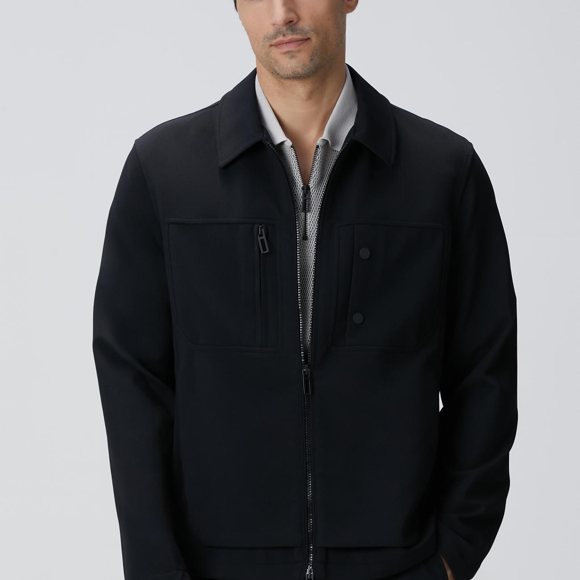 Network Erkek N-Tech Siyah Dış Gömlek