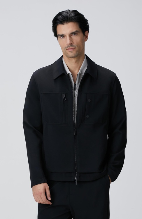  Network Erkek N-Tech Siyah Dış Gömlek