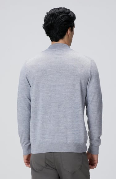  Network Erkek Gri Melanj Yün Karışımlı Kazak