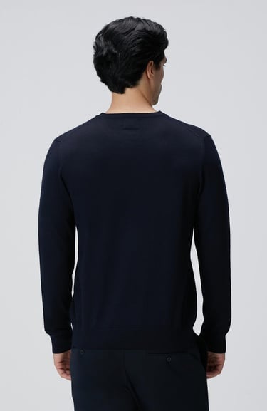  Network Erkek Lacivert Yün Karışımlı Triko Kazak