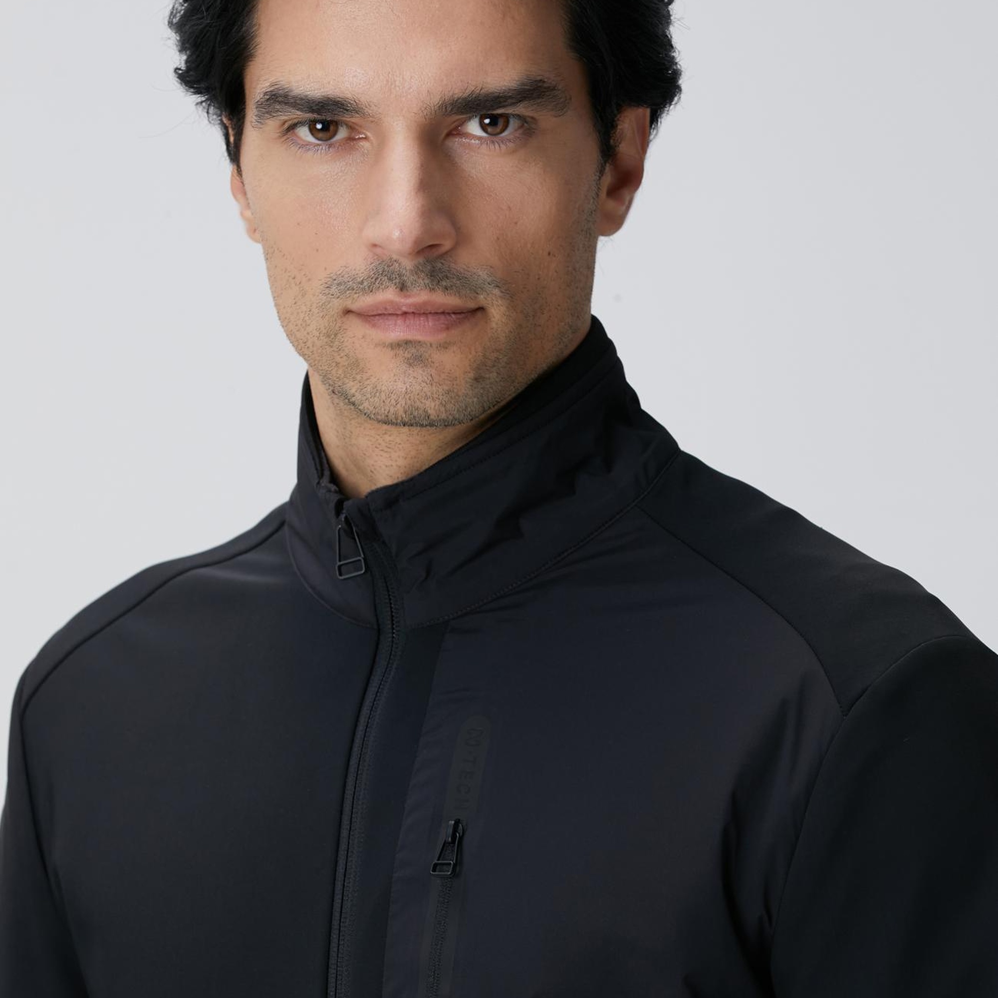 Network Erkek Siyah N-Tech Göğüste Cep Detaylı Mont