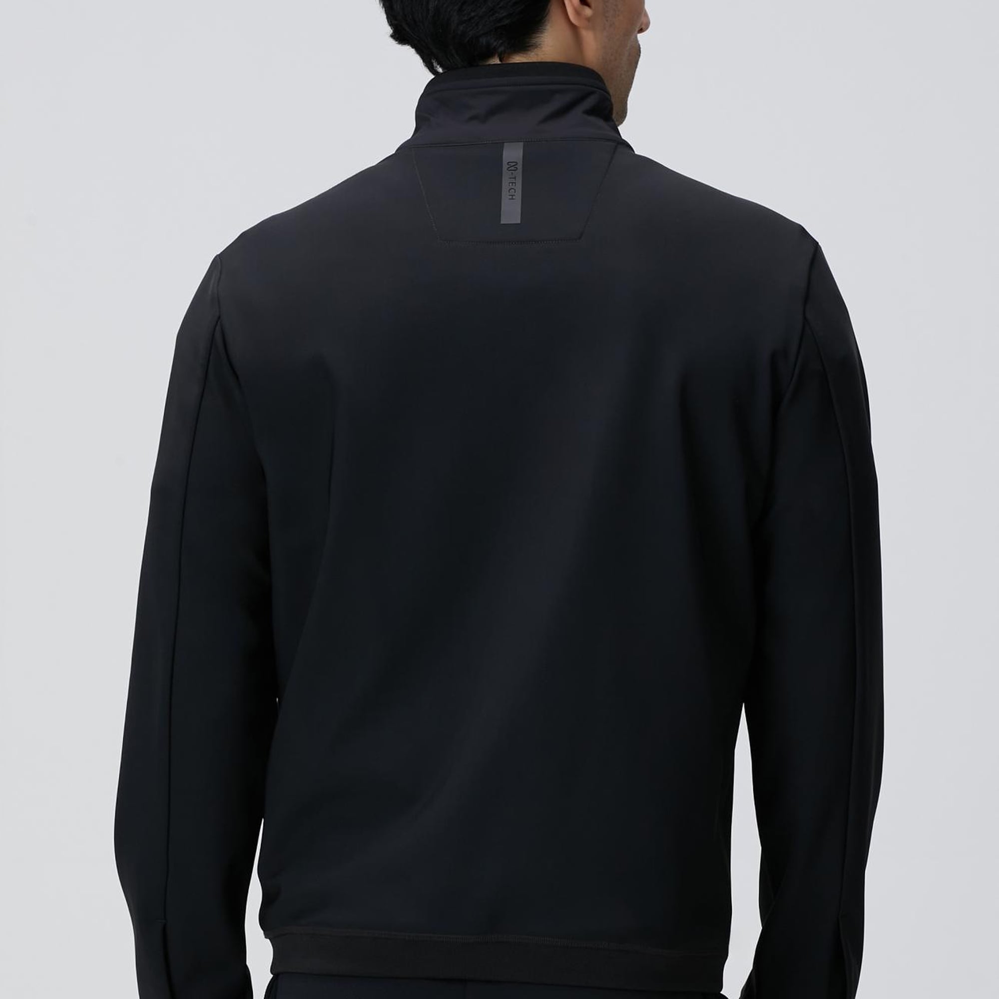 Network Erkek Siyah N-Tech Göğüste Cep Detaylı Mont