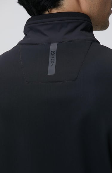  Network Erkek Siyah N-Tech Göğüste Cep Detaylı Mont