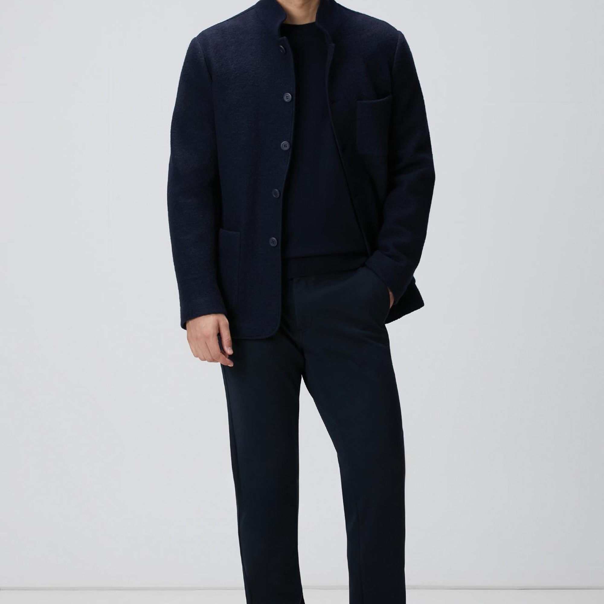 Network Erkek Lacivert Örme Pantolon