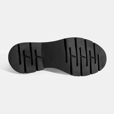  Kadın Siyah Deri Loafer