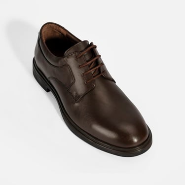  Erkek Kahve Klasik Deri Ayakkabı