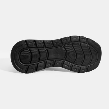  Erkek Siyah Bağcıklı Deri Spor Ayakkabı