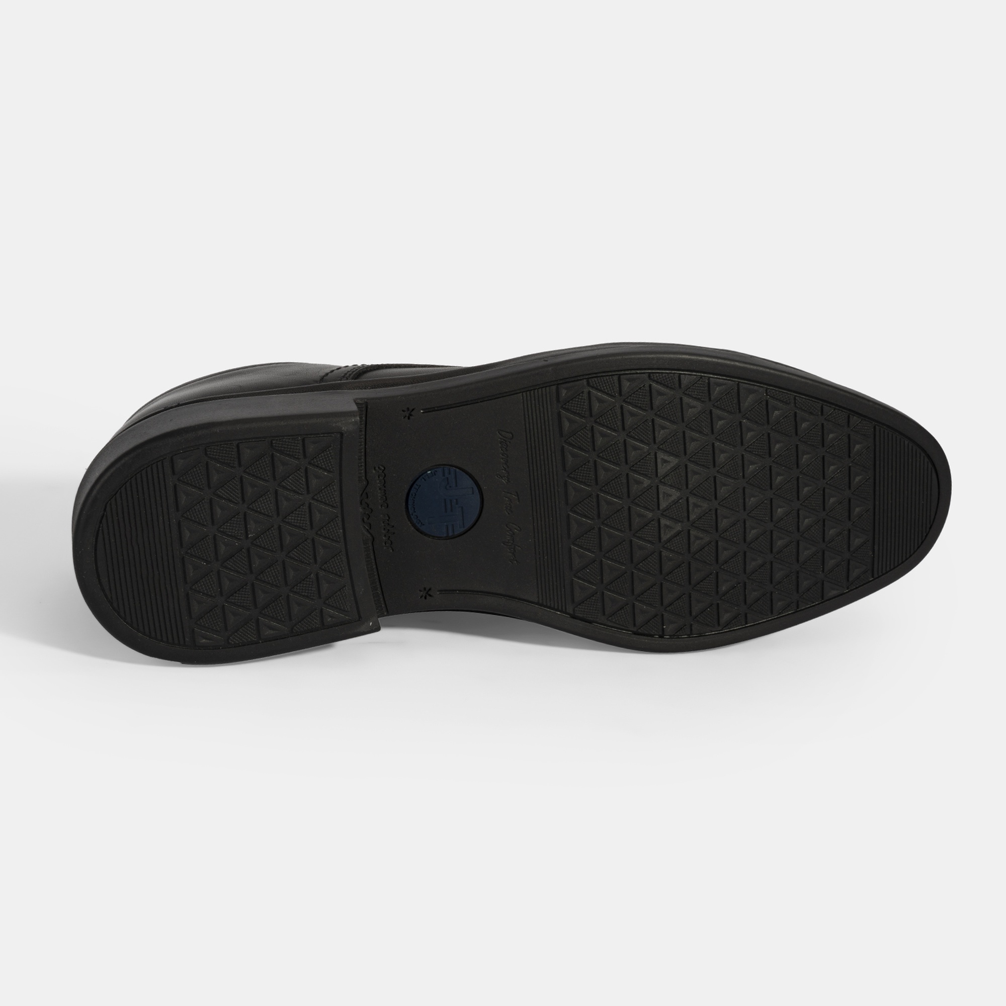 Erkek Siyah DesaComfort Bağcıklı Deri Ayakkabı