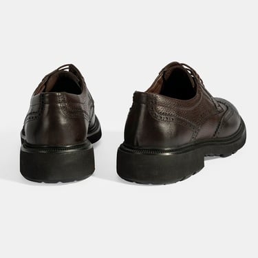  Erkek Kahve Bağcıklı Klasik Ayakkabı