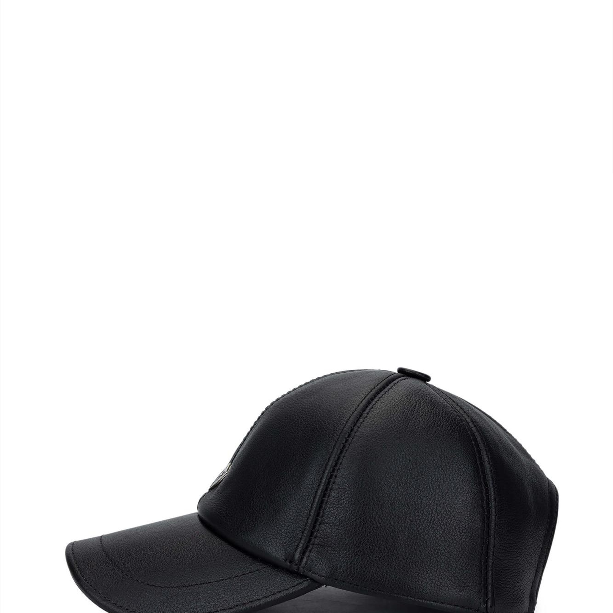 Tamer Tanca Erkek Hakiki Deri Siyah Şapka