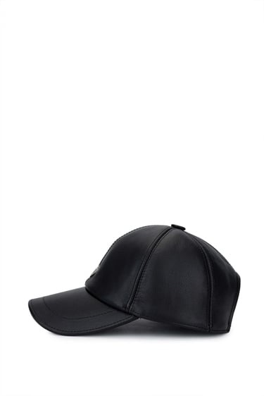  Tamer Tanca Erkek Hakiki Deri Siyah Şapka