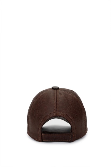  Tamer Tanca Erkek Hakiki Deri Taba Şapka