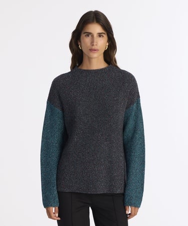  YARGICI Geniş Yarım Balıkçı Yaka Uzun Kol Kazak