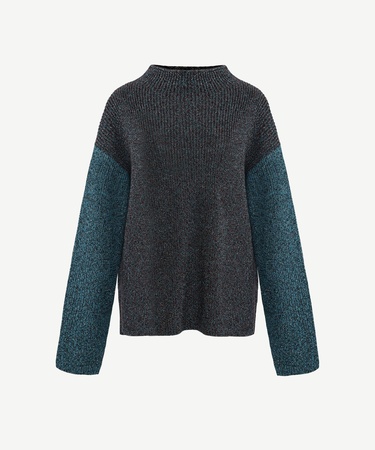  YARGICI Geniş Yarım Balıkçı Yaka Uzun Kol Kazak