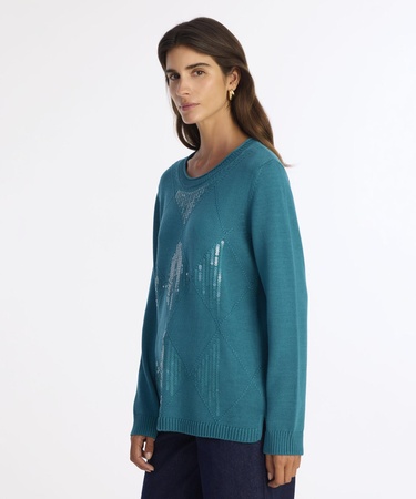  YARGICI Regular Bisiklet Yaka Uzun Kol Kazak