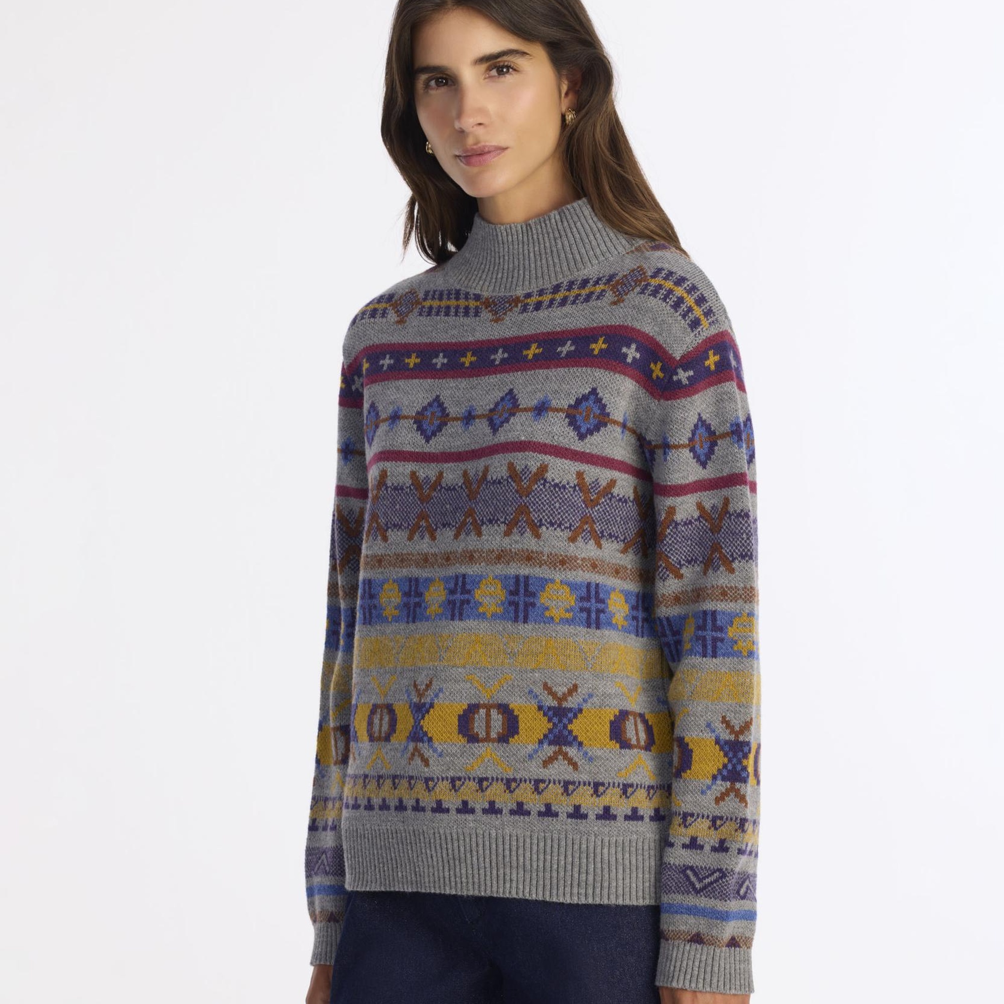 YARGICI Regular Balıkçı Yaka Uzun Kol Kazak