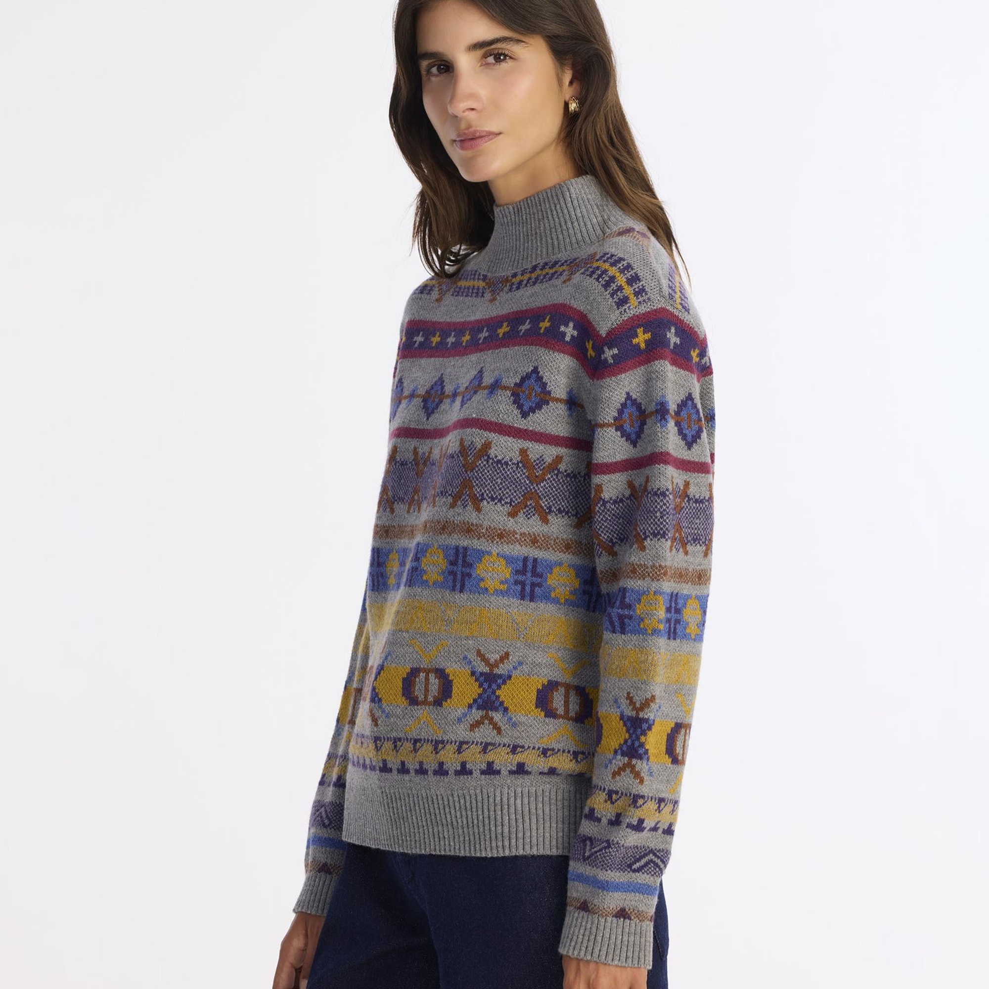 YARGICI Regular Balıkçı Yaka Uzun Kol Kazak