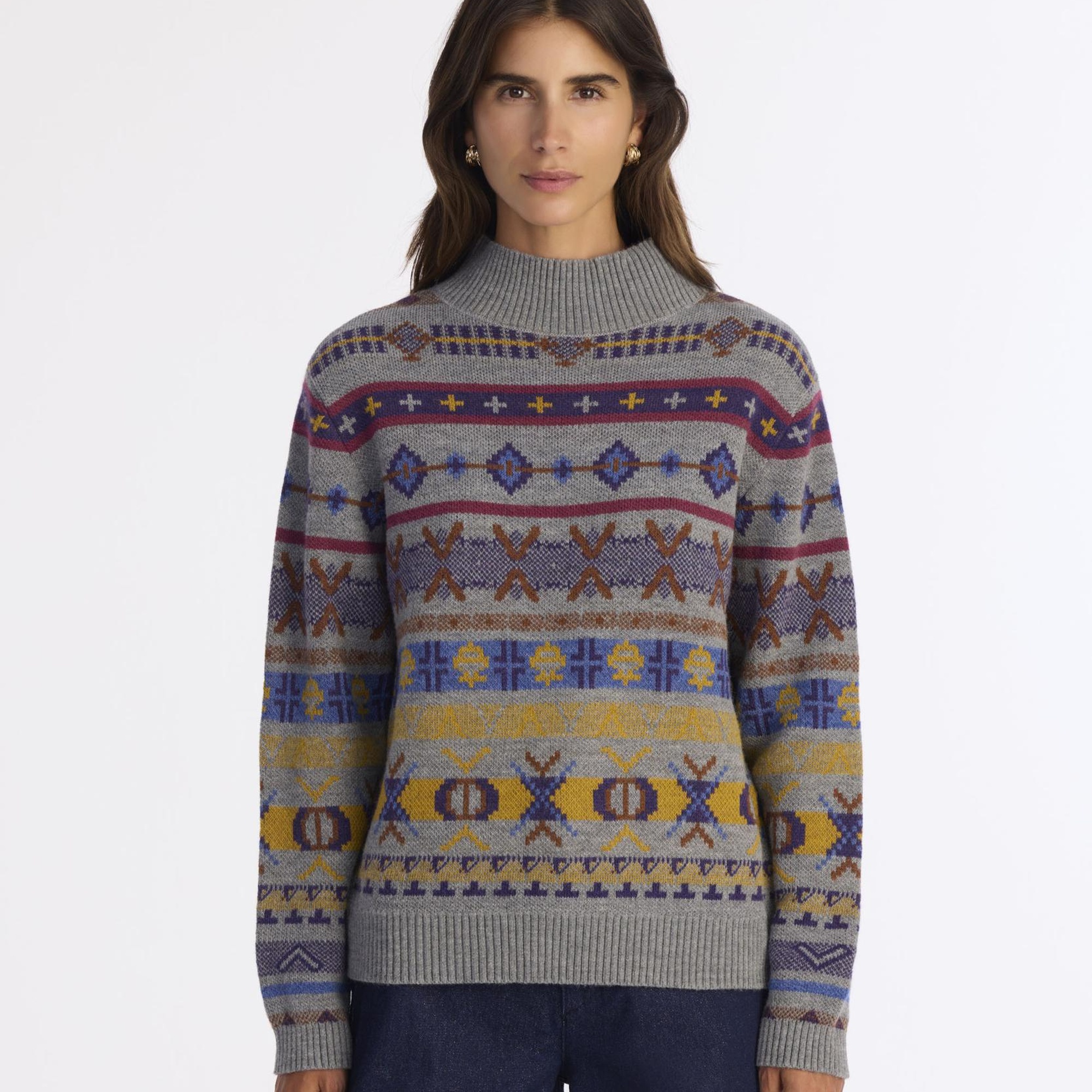 YARGICI Regular Balıkçı Yaka Uzun Kol Kazak