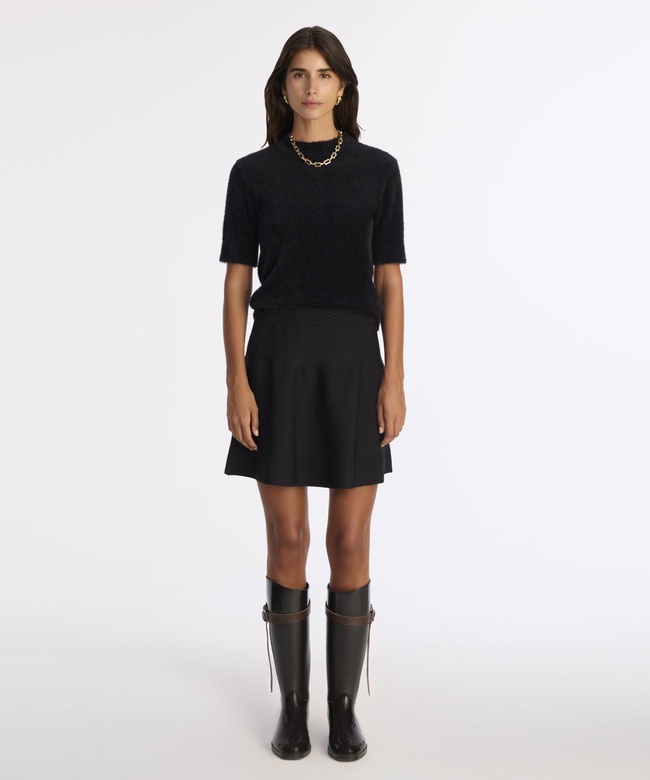  YARGICI Regular Dik Yaka Kısa Kol Kazak