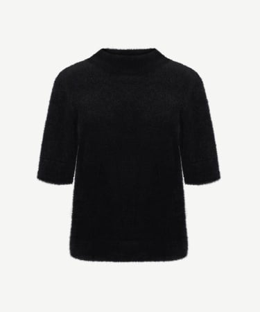  YARGICI Regular Dik Yaka Kısa Kol Kazak