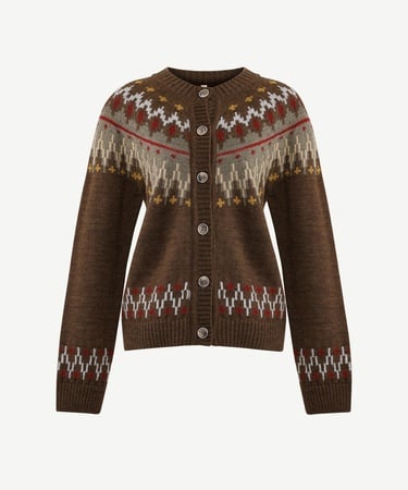  YARGICI Bisiklet Yaka Uzun Kollu Hırka