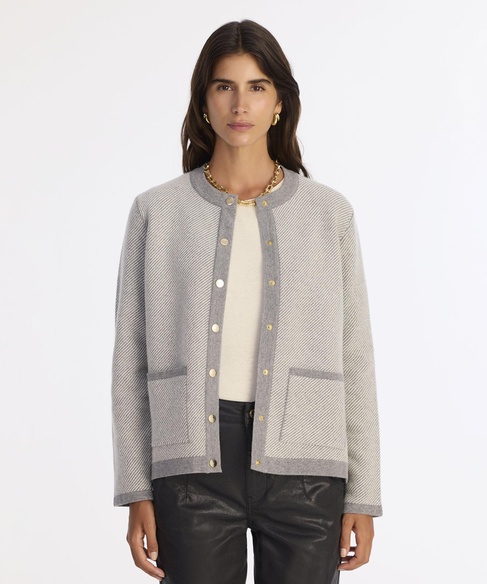  YARGICI Regular Dik Yaka Uzun Kol Hırka