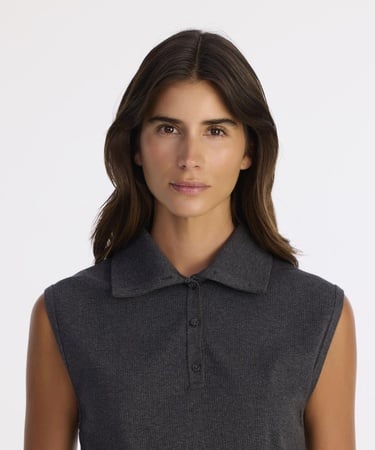  YARGICI Regular Yarım Balıkçı Yaka Kolsuz Kazak