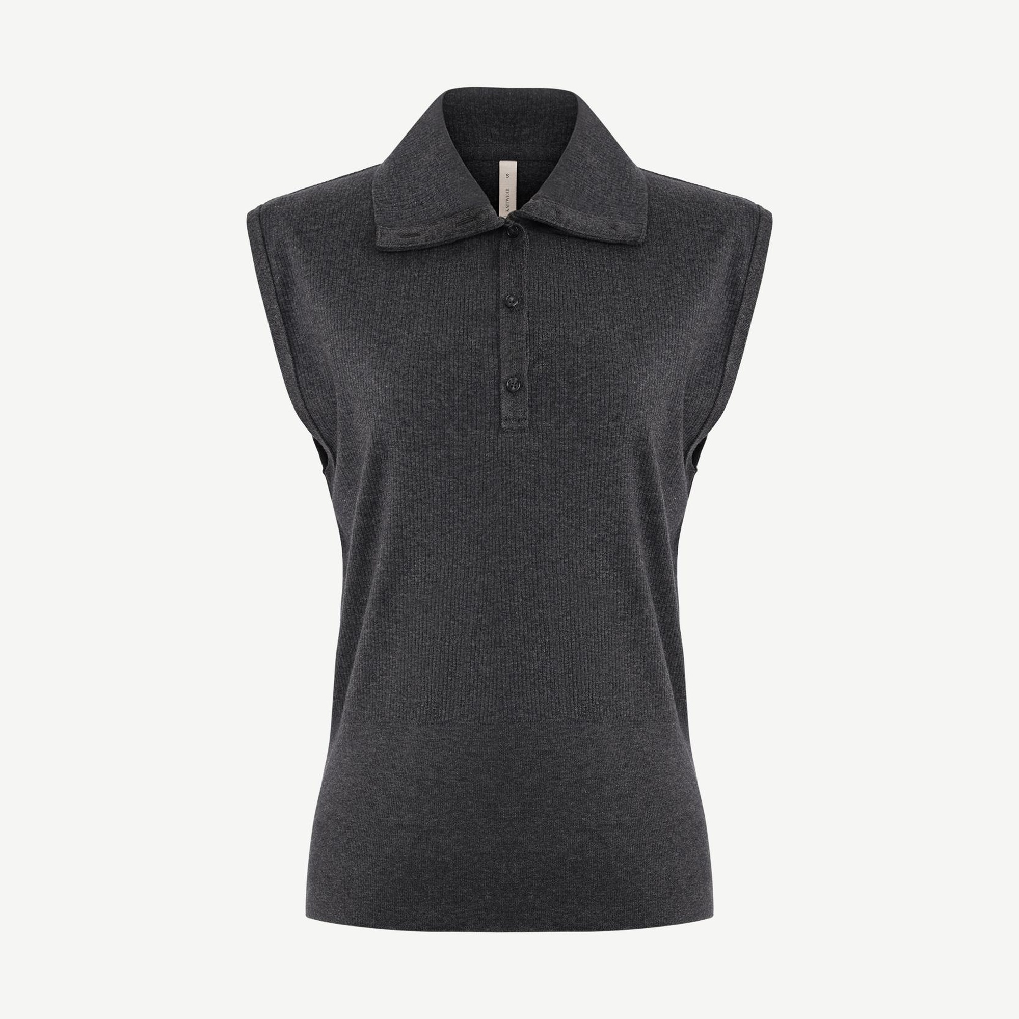 YARGICI Regular Yarım Balıkçı Yaka Kolsuz Kazak