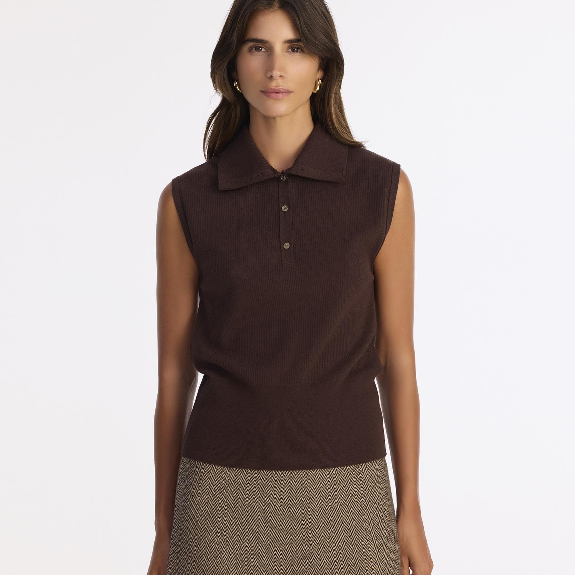 YARGICI Regular Yarım Balıkçı Yaka Kolsuz Kazak