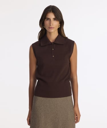  YARGICI Regular Yarım Balıkçı Yaka Kolsuz Kazak