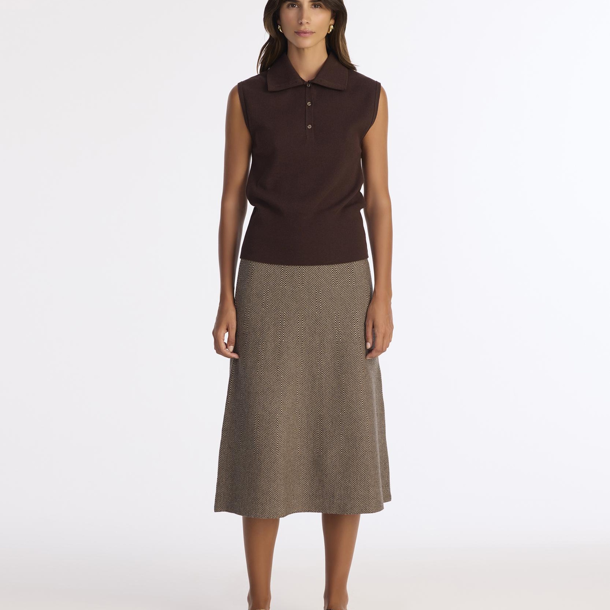 YARGICI Regular Yarım Balıkçı Yaka Kolsuz Kazak