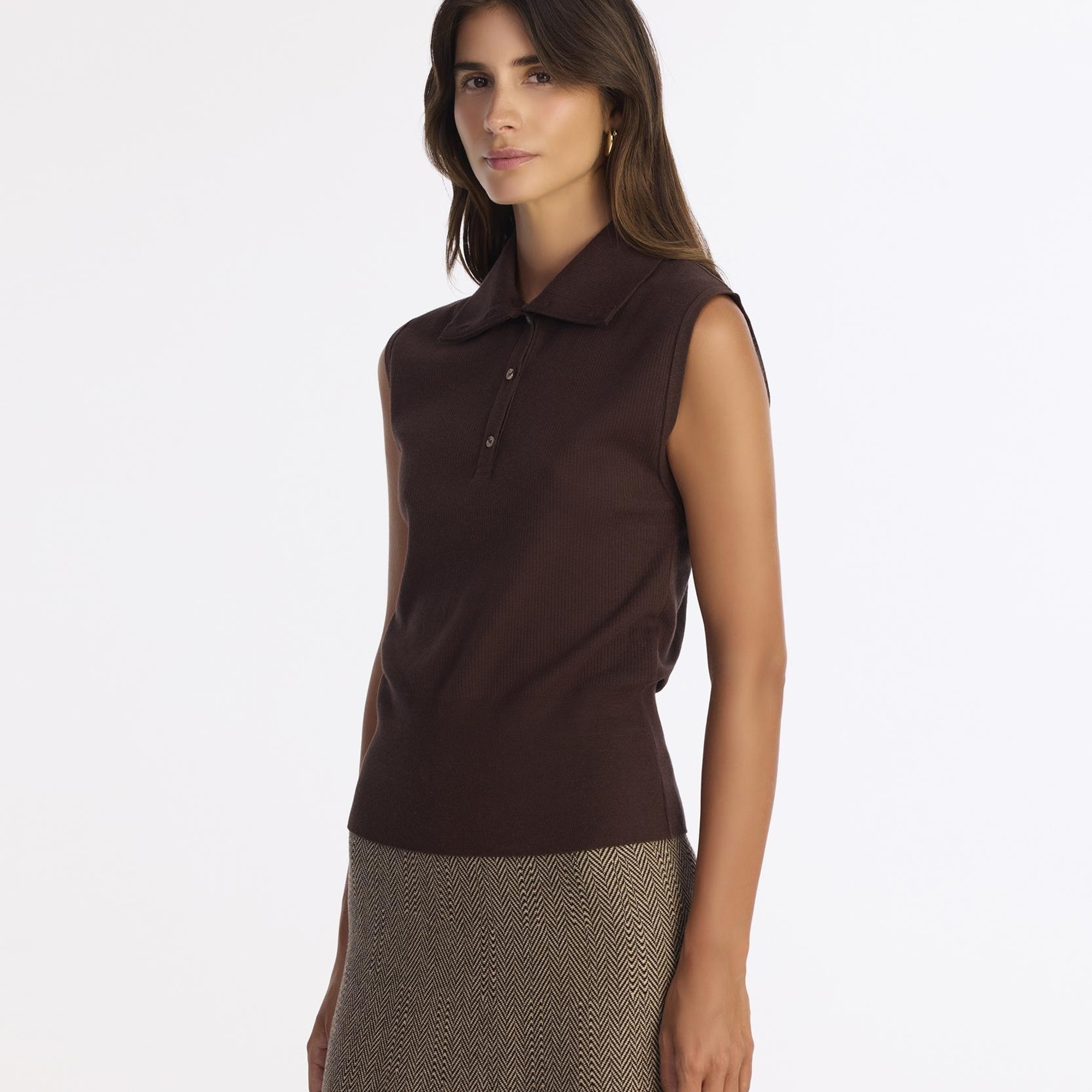 YARGICI Regular Yarım Balıkçı Yaka Kolsuz Kazak